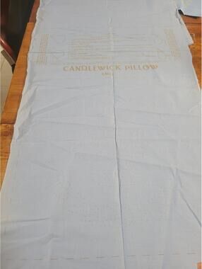 Candlewick Pillow Fabric Panel by Springs Industries